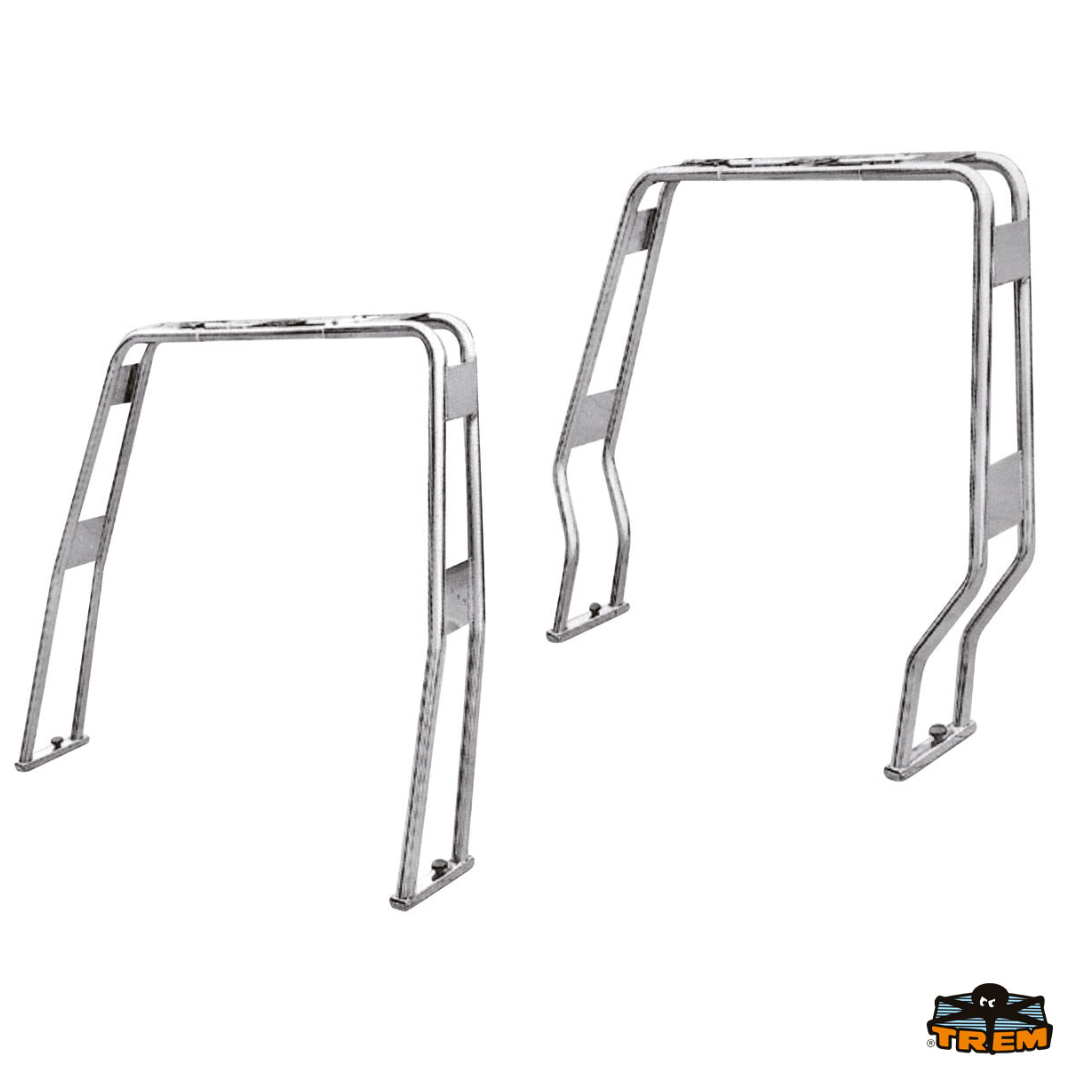 Roll-bar abbattibile per gommoni