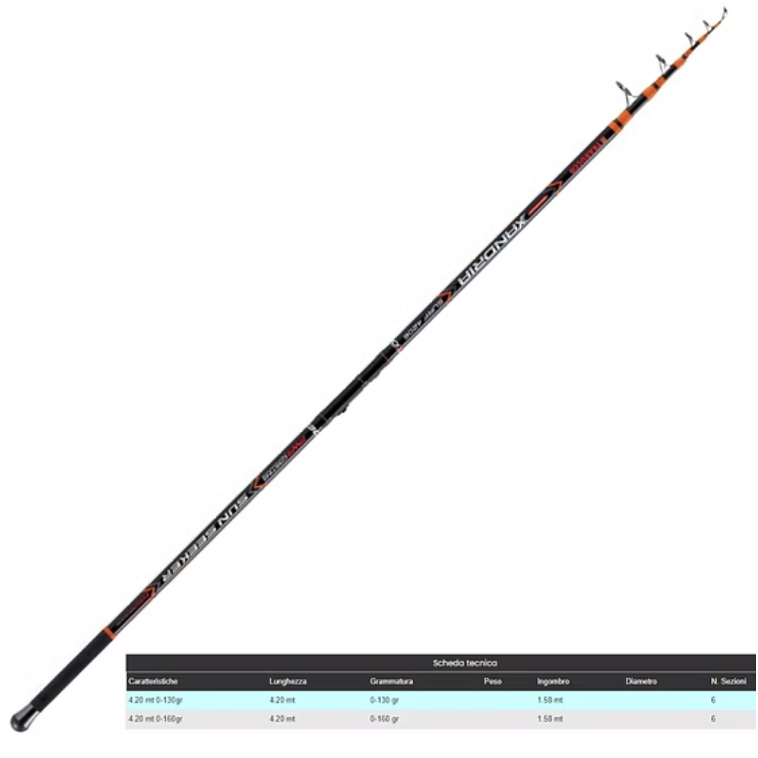 Trabucco Xandria Sun Seeker 4.20 metri canna telescopica surfcasting