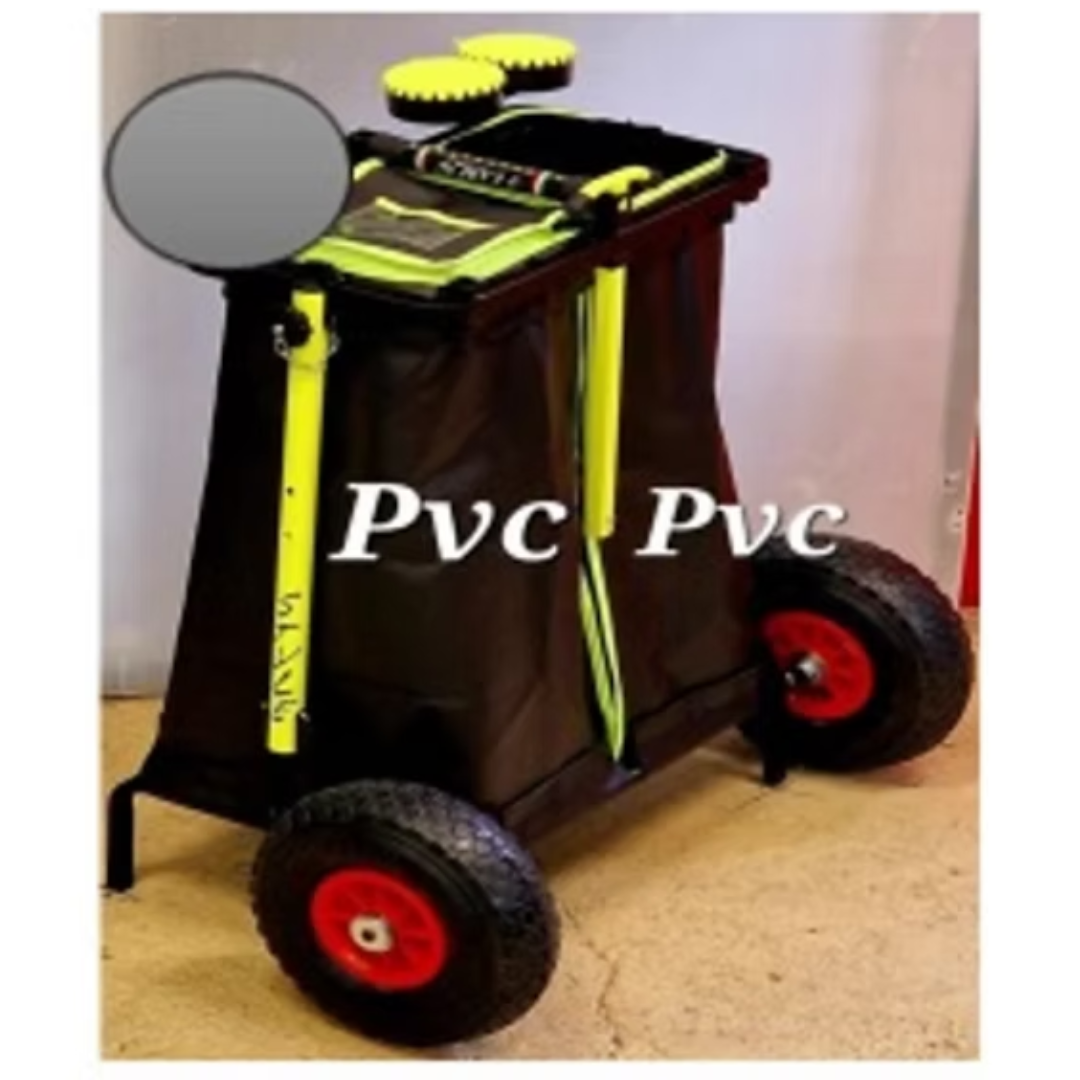 Carrello porta pesci Doppio pozzetto pvc+pvc