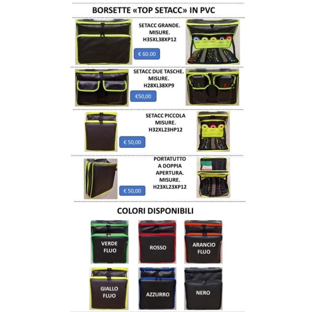 Borse Top Setacc in PVC per carrelli porta pesci