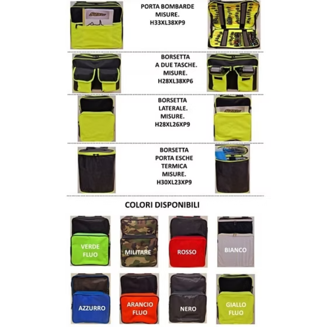 Borse Mod Eco in nylon per carrelli porta pesci