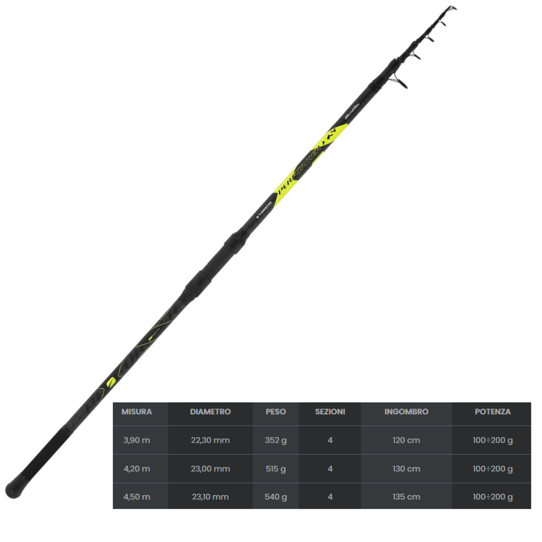 Tubertini Performer XS canna Beach Ledgering